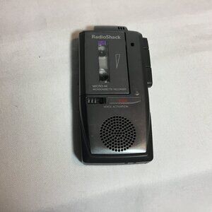 RadioShack Micro-44 Microcassette Recorder VOX 14-1183 Works. Please See Video.